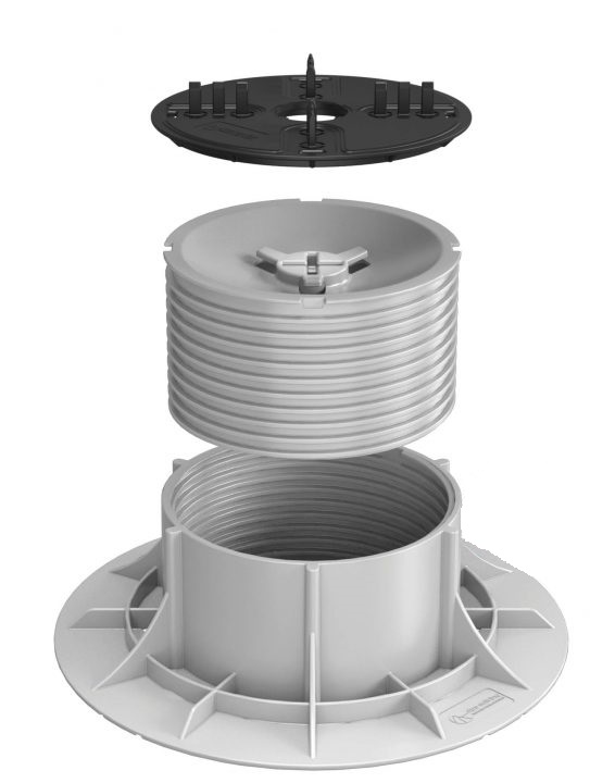 4PAD QUEEN  Q9 - terč pod dlažbu nastaviteľný ( 368 - 568mm )