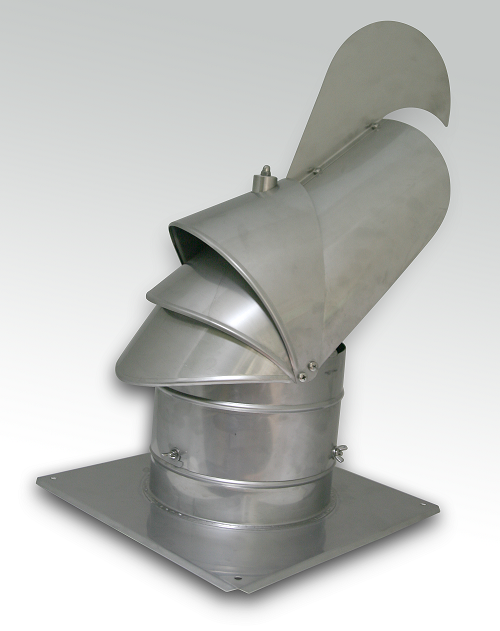 4VENT - FORVENT SOLID TOP + 250 ( nerezová ) 0,8mm - Komínová turbína - hlavica so základňou